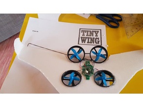 tinywing layout rc i veicoli tinywhoop tinywhoov 3d print model - Mito3D