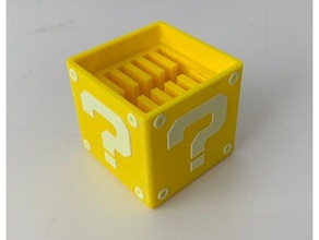 multi-material-Frage-block-Schalter cartridge case - Spielzeug Spiel Zubehör mmu multimaterial nintendo wechseln palette 3d print model - Mito3D