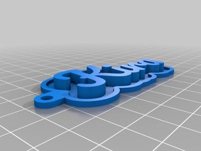 kira chave de cadeia chaveiros personalizado 3d print model - Mito3D