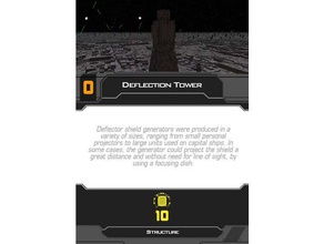 deflection tower 1270 rogue leader version games death star empire ffg objective obstacle planetary defense rebel squadron shields terrain trench run x-wing miniatures 3d print model - Mito3D