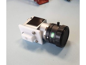 basler ace 14 camera mount adapter 3d print model - Mito3D