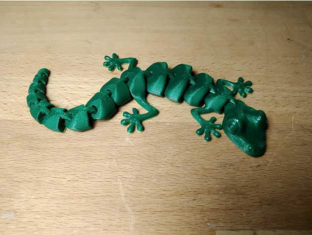 articulated lizard toys games articulation flexi flexible lagartija lagarto lizards nsfw 3D print model - Mito3D