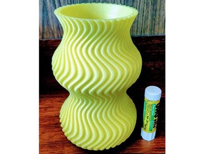 twistedflutes5 Dekor vase 3d print model - Mito3D