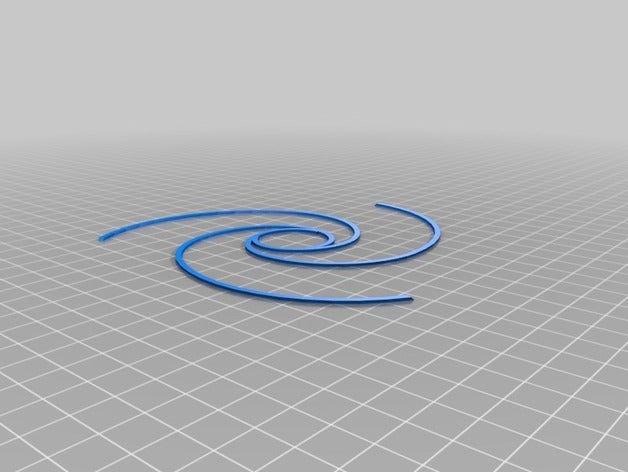3 counter golden spiral generator 7-10-3-2-1-1-1 math art customized 3D print model - Mito3D