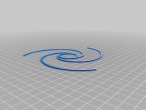 3 compteur d'or spirale, générateur de 7-10-3-2-1-1-1 les mathématiques art personnalisé 3d print model - Mito3D