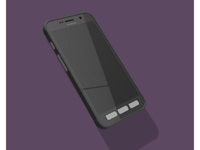 samsung galaxy active modeli kaba s7 mobil telefon kukla 3d print model - Mito3D