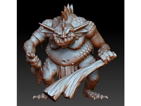 rio de troll criaturas fantasia miniatura monstro mesa 3d print model - Mito3D