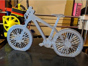 mountain bike art bicycle mtb 3d print model - Mito3D
