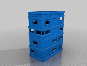 sci fi modular housing unit building buildings structures miniwargaming wargame wargaming terrain 3d print model - Mito3D