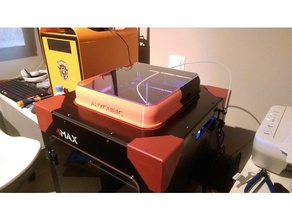 tapa anycubic 4max 3d a impressora partes 3d print model - Mito3D