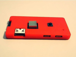 raspberry pi sıfır durumda düğme anahtarı onreset elektronik case 3d print model - Mito3D