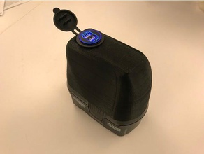 ryobi bateria adaptador usb eletrônica 3d print model - Mito3D