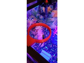 clip fish feeder ring pets aquarium fishtank tank 3d print model - Mito3D