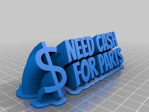 need cash parts office customized 3d print model - Mito3D