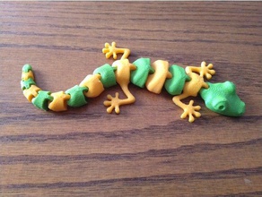 articolato lizard dual-estrusione remix i giocattoli giochi articolazione doppio colore estrusore doppia estrusione flexi flessibile lagartija lagarto lucertole eclettica due colori 3d print model - Mito3D
