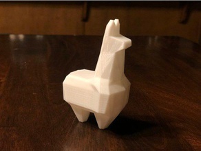fortnite crystal Lama-high-stakes-remix Skulpturen fornite Lama hohe Anteile low-poly wildcard 3d print model - Mito3D