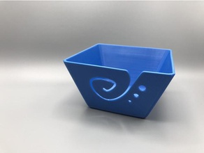 modern yarn bowl containers 3d print model - Mito3D