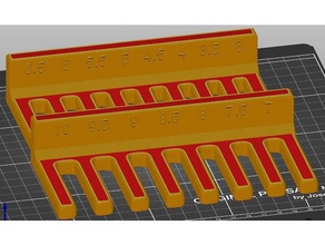 tube endotrachéal rack organisation 3d print model - Mito3D