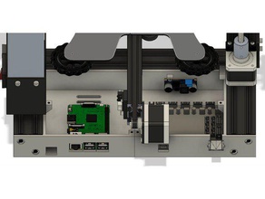 ender 3 case control board mks gen 4988 steppers raspberry pi 3b lm2596 3d printer parts 3d print model - Mito3D