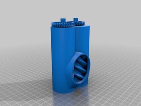 screw lysholm compressor engineering 3d print model - Mito3D