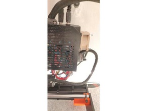 mk3 mk3s einsy conselho da ventoinha de resfriamento 3d a impressora os acessórios 40mm fã caso rambo montagem ventilador original prusa i3 3d print model - Mito3D