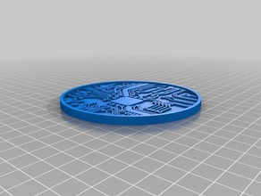 electric circuit coaster kitchen dining 3d print model - Mito3D