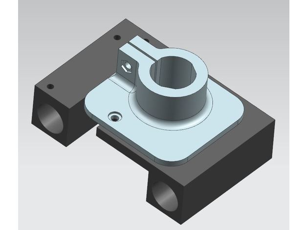 albero flessibile titolare 3d la stampante accessori dremel tronxy x5 3D print model - Mito3D