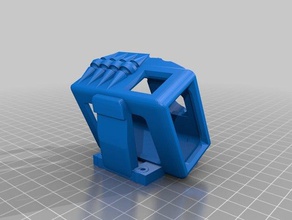 cráneo de montaje gopro 567 fuente uno 3d la impresión origen tbs 3d print model - Mito3D