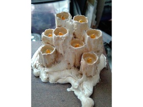 las velas de llamas arte 3d print model - Mito3D