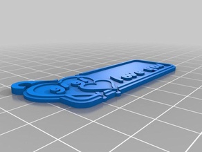 giovana6c Anahtarlık özelleştirilmiş 3d print model - Mito3D