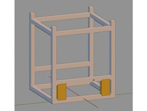hypercube evolution frame spacer 3d printers 3d print model - Mito3D
