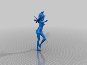 kizuna ai esculturas boneca a figura garota kiozuna vtuber youtube 3d print model - Mito3D