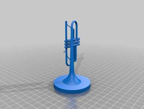 trumpet circle clanger 3d printing 3d print model - Mito3D