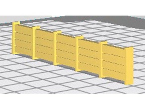 barri&egravere b&eacuteton de los edificios estructuras la arquitectura barrire bton barrera hormigón escala ho 3d print model - Mito3D