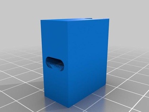 mon personnalisés conduit électrique tube clip ménage fournitures 3d print model - Mito3D