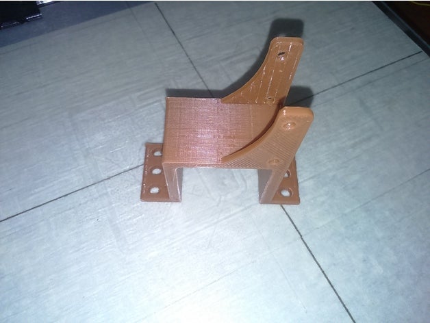 la base del motor reductor robótica motoreductor 3D print model - Mito3D