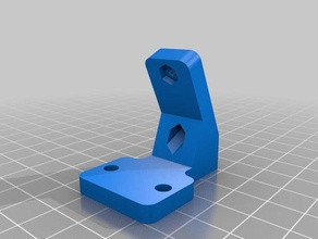 tilted adimlabs filament module bracket 3d printer parts adimlab sensor mounting 3d print model - Mito3D