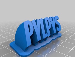 pulpys bureau de personnalisé 3d print model - Mito3D