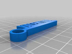 valentina Anahtarlık özelleştirilmiş 3d print model - Mito3D