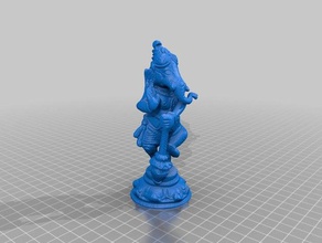 standing ganesh statue scans replicas art einscan pro hindu 3d print model - Mito3D