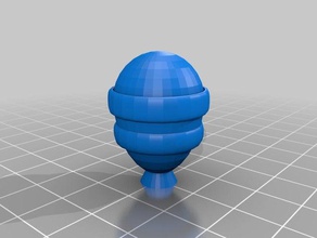 balonlu kır sepeti güçlendirilmiş 3d baskı balonlar 3d print model - Mito3D