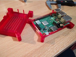 raspberry pi modèle de cas d'b&beta+ l'électronique 3 3d print model - Mito3D