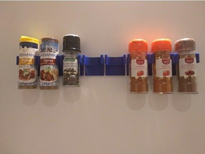 lidl spices door mount kitchen dining organizer rack 3d print model - Mito3D