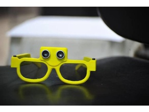 smart glasses arduino diy ultrasonic 3d print model - Mito3D