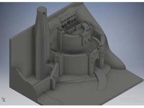 helms deep modeli oyuncak oyun aksesuarlar 3d print model - Mito3D