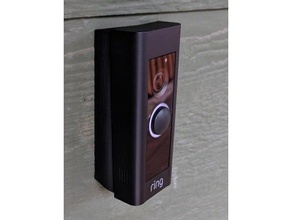 ring pro wedge 185 deg camera doorbell video 3d print model - Mito3D