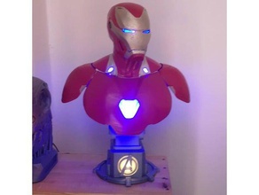 iron man mark 50 busto remix los juguetes juegos marvel 3d print model - Mito3D