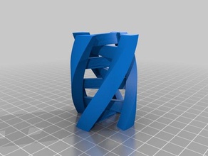 fidget helix mechanical toys 3d print model - Mito3D