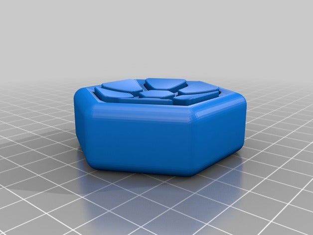 fidget hexágono mecánica juguetes 3D print model - Mito3D