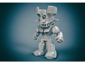 mazinger sd damaged mesh toy game accessories robots 3d print model - Mito3D